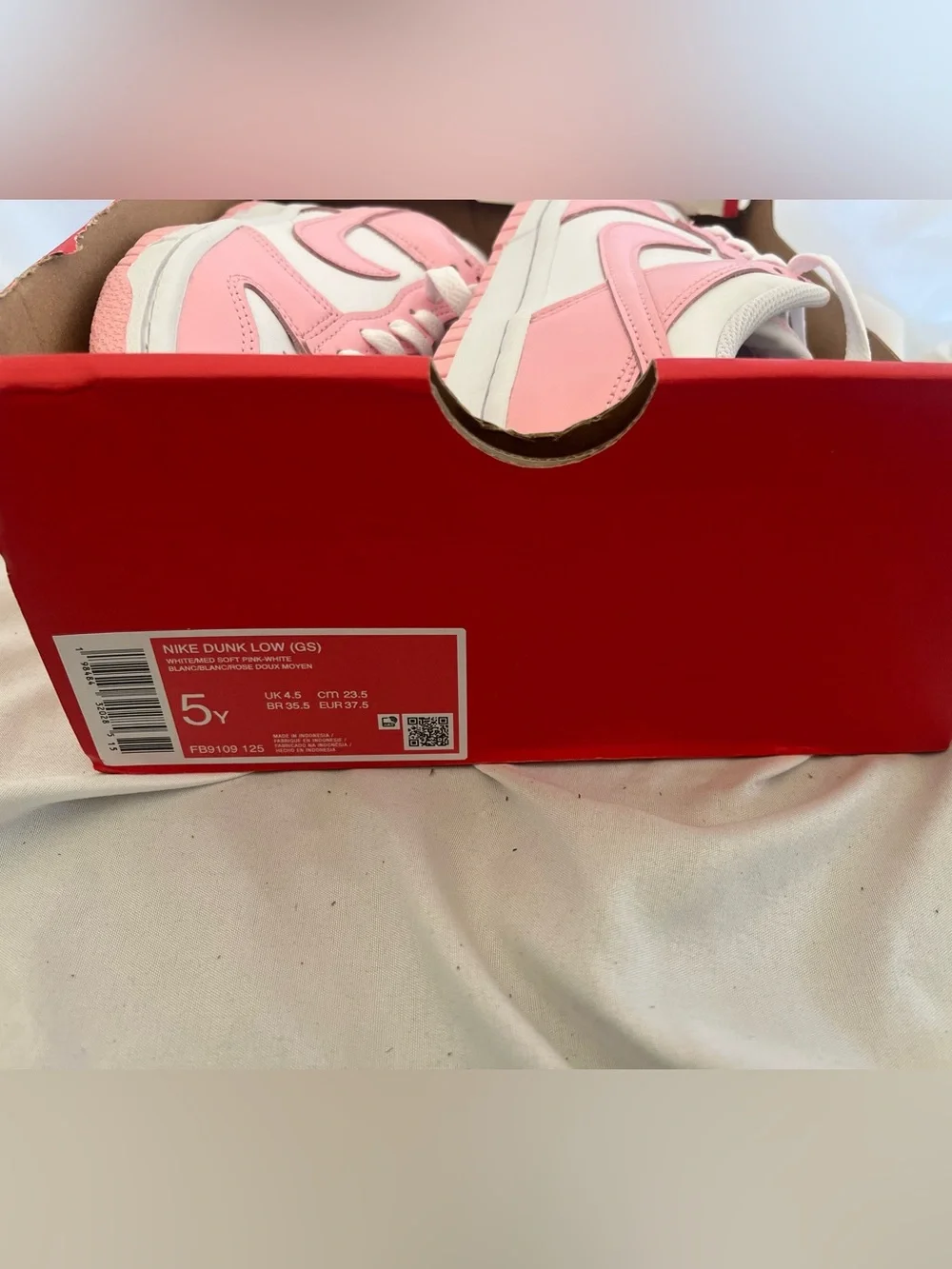 Nike Dunk Low Pink/White Sneakers